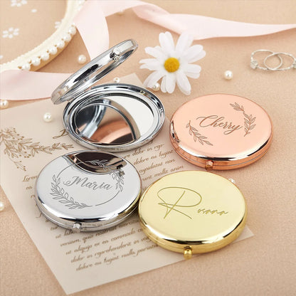 Personalised Compact Makeup Mirror