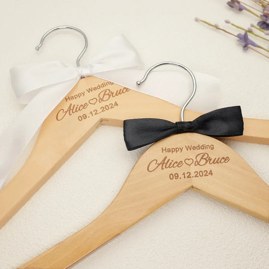 Personalised Wedding Dress Hangers